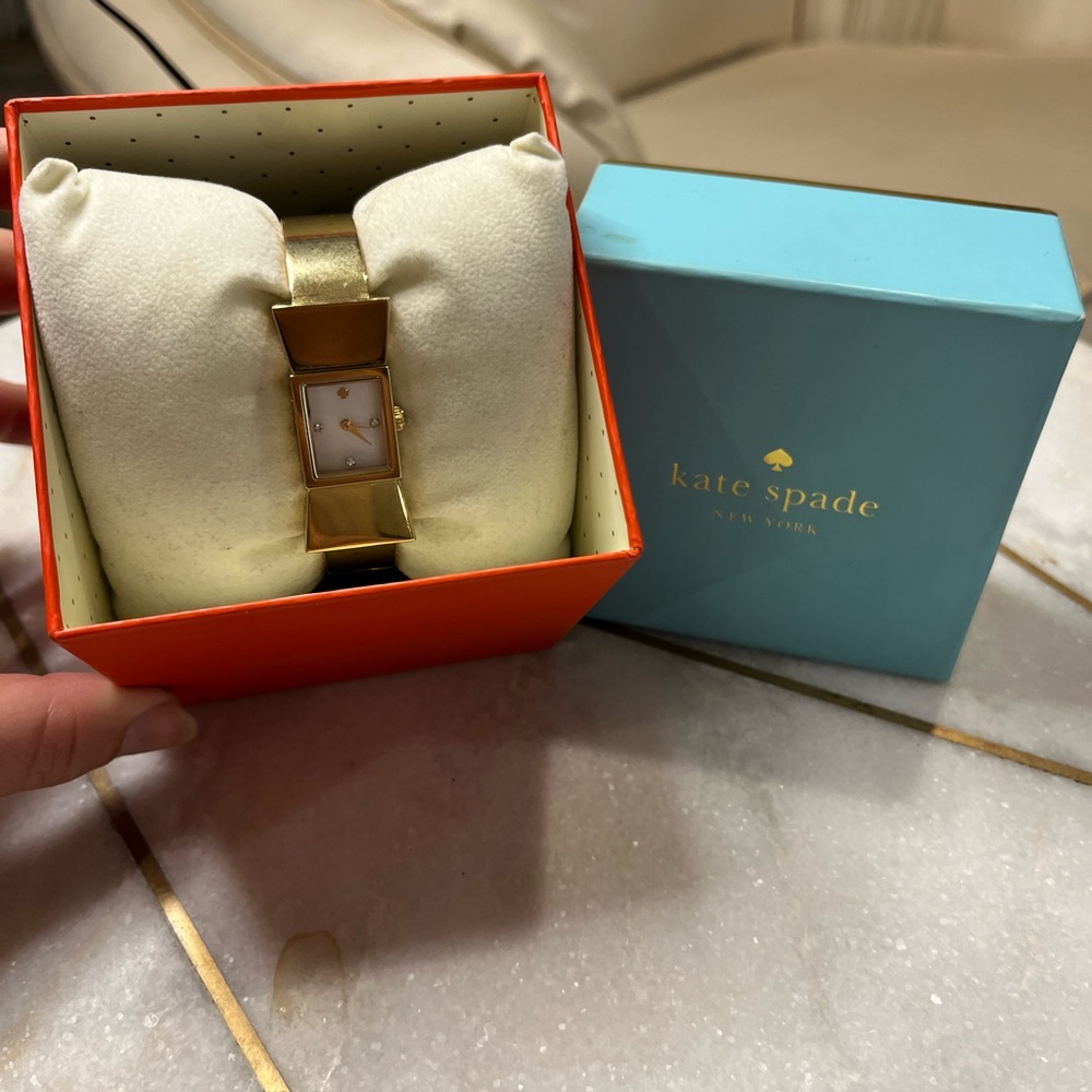 Kate Spade Gold Rectangular Watch - image 1